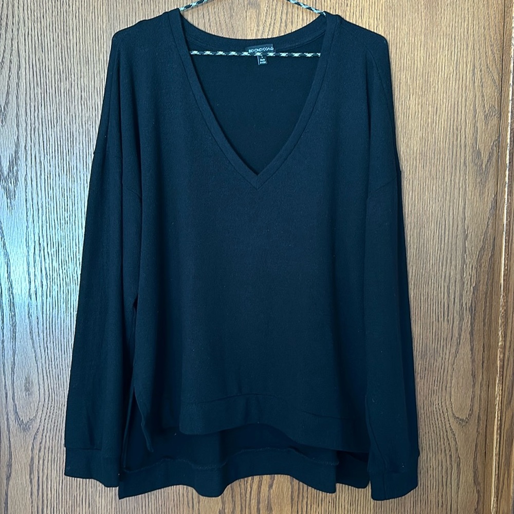 Beyond Yoga V-Neck Sweater